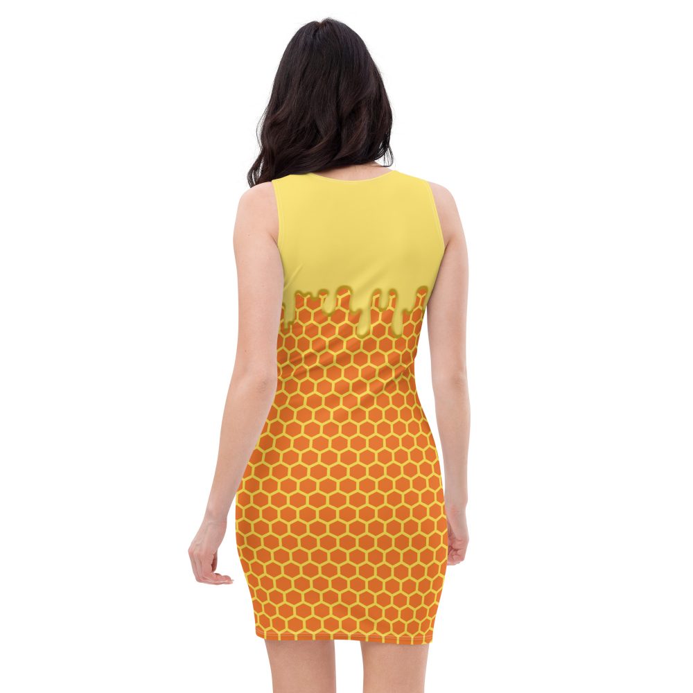 Honey Pot Halloween Cosplay Costume Fitted Bodycon Dress - Image 2