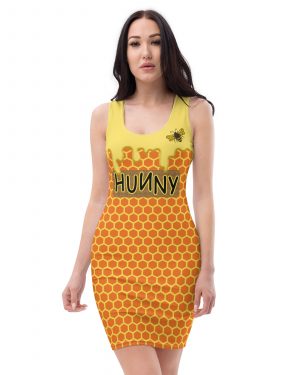 Honey Pot Halloween Cosplay Costume Fitted Bodycon Dress