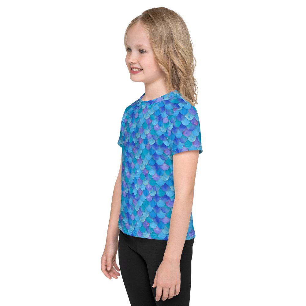 Sea Monster Mermaid Halloween Cosplay Costume Kids T-shirt - Image 4