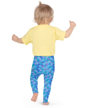 Sea Monster Mermaid Halloween Cosplay Costume Kid’s Leggings