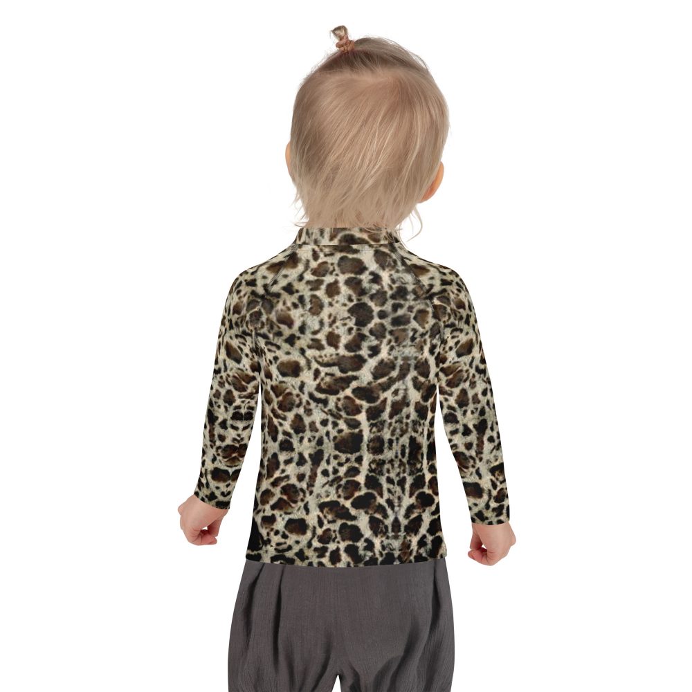 Snake Skin Costume Halloween Cosplay Reptile Print Kids Rash Guard - Image 2