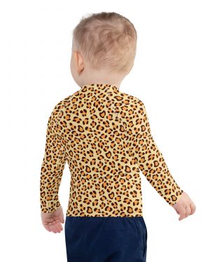 Leopard Jaguar Halloween Cosplay Costume Kids Rash Guard