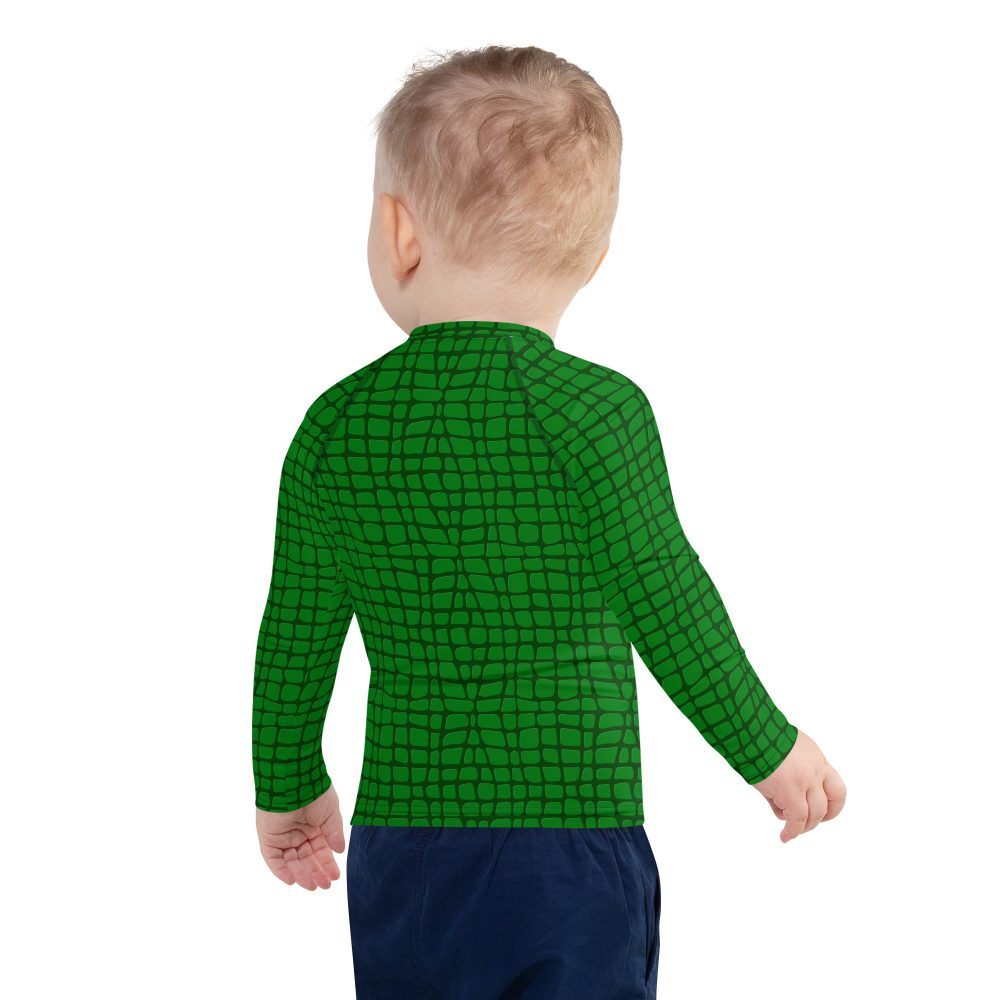 Alligator - Crocodile Halloween Cosplay Costume Kids Rash Guard - Image 2