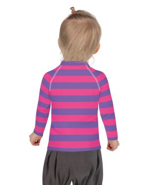 Cheshire Cat Halloween Cosplay Costume Kids Rash Guard