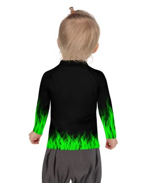 Maleficent Halloween Cosplay Costume Kids Rash Guard