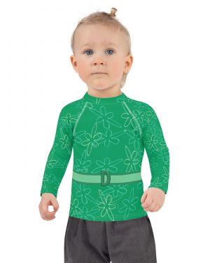 Disgust Halloween Cosplay Costume Kids Rash Guard