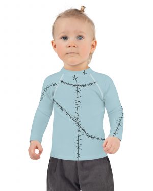 Sally Ragdoll Costume Halloween Cosplay Kids Rash Guard