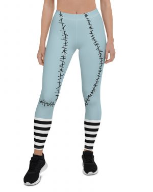 Sally Ragdoll Costume Halloween Cosplay Leggings