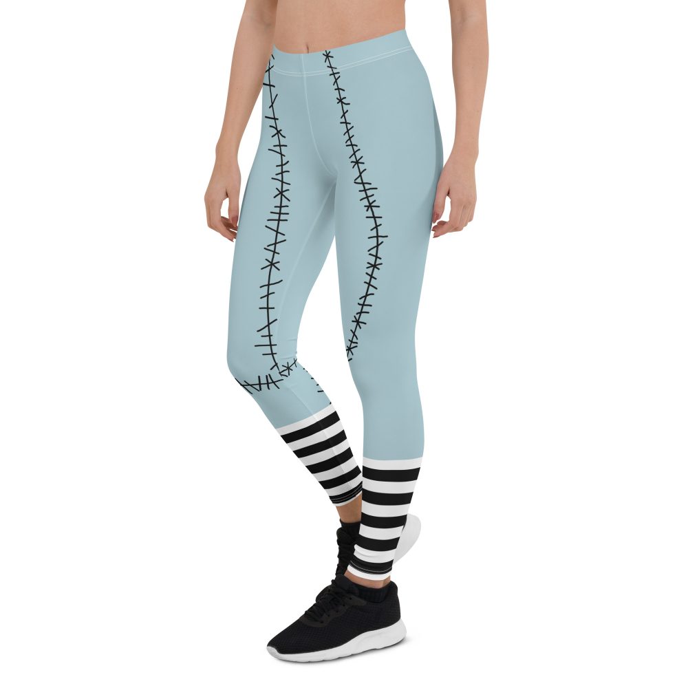 Sally Ragdoll Costume Halloween Cosplay Leggings - Image 3