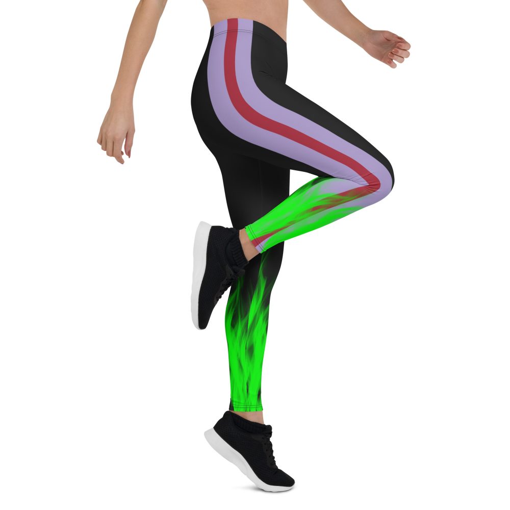 Maleficent Halloween Cosplay Costume Leggings - Image 6
