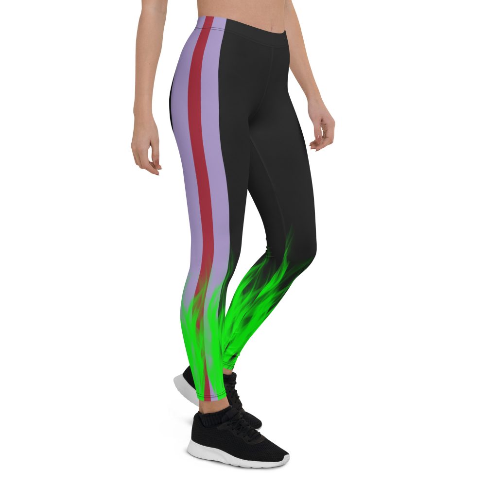 Maleficent Halloween Cosplay Costume Leggings - Image 5
