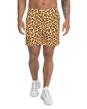 Leopard Jaguar Halloween Cosplay Costume Men’s Athletic Shorts