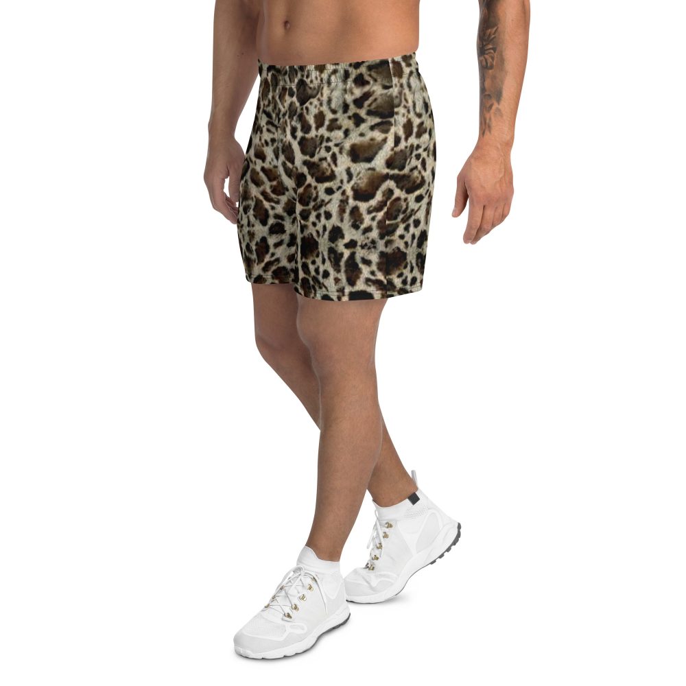 Snake Skin Costume Halloween Cosplay Reptile Print Men's Athletic Shorts - Image 3