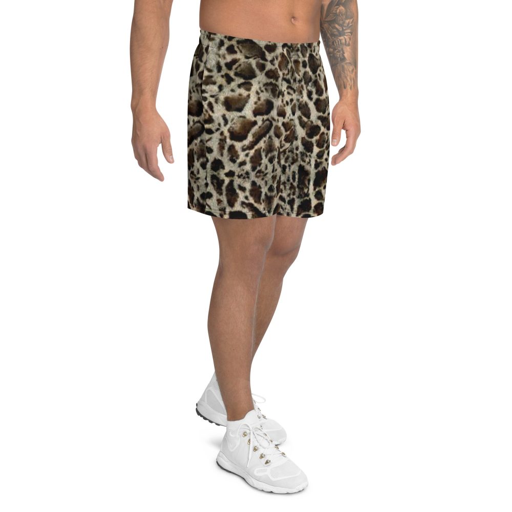 Snake Skin Costume Halloween Cosplay Reptile Print Men's Athletic Shorts - Image 2