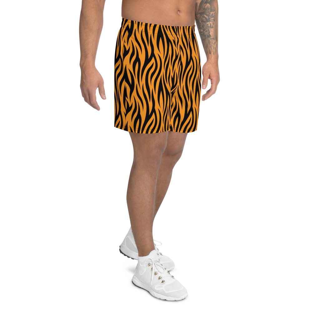 Tiger Rajah Halloween Cosplay Costume Men's Athletic Shorts - Image 2