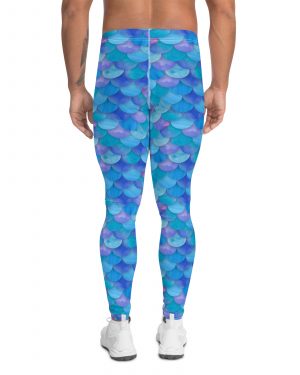 Sea Monster Mermaid Halloween Cosplay Costume Men’s Leggings