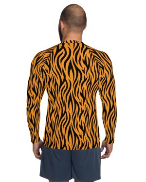 Tiger Rajah Halloween Cosplay Costume Men’s Rash Guard