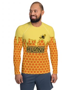 Honey Comb Halloween Cosplay Costume Men’s Rash Guard