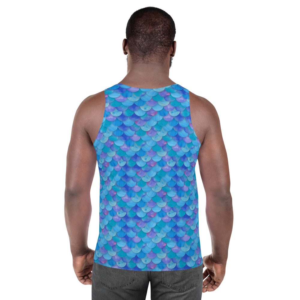 Sea Monster Mermaid Halloween Cosplay Costume Unisex Tank Top - Image 4