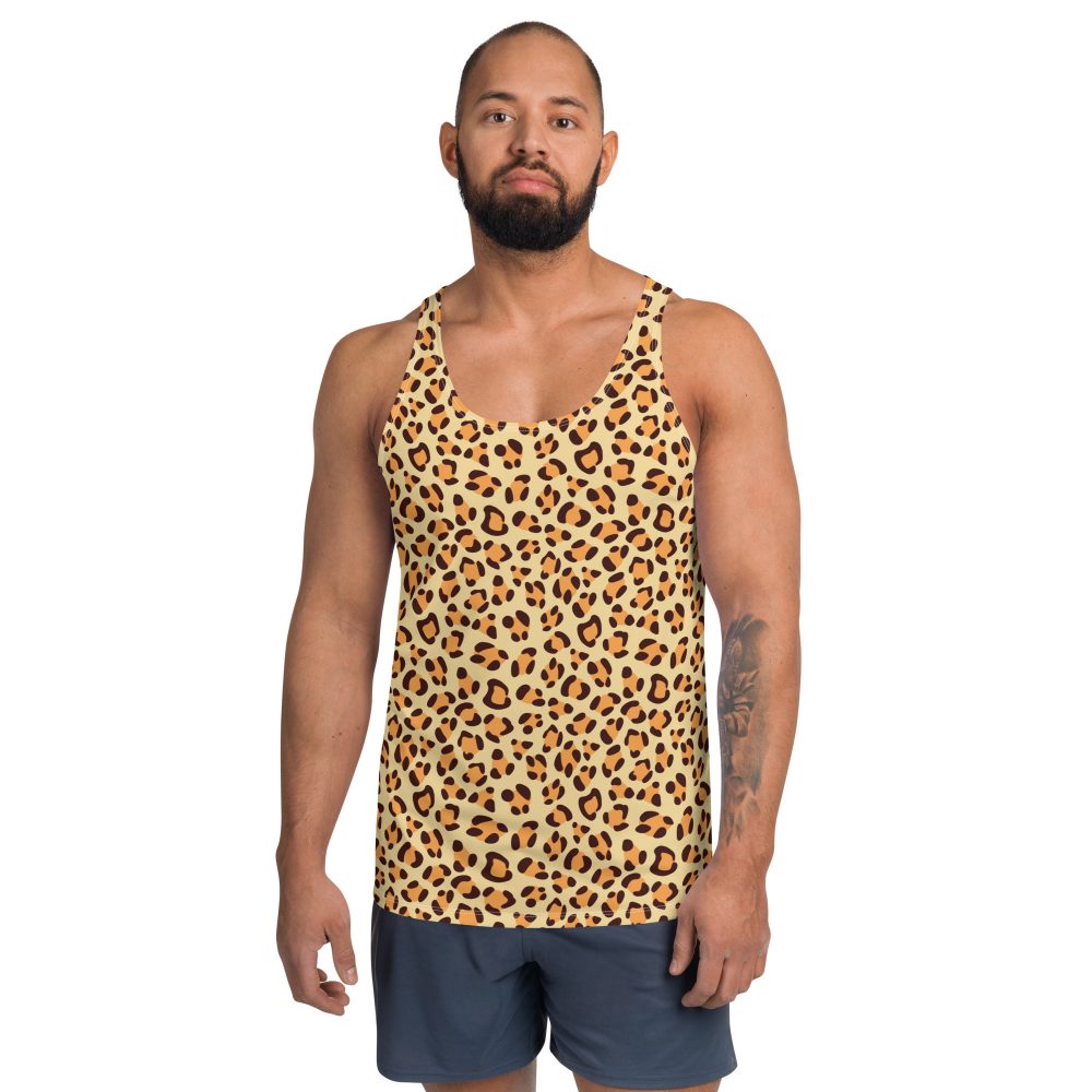 Leopard Jaguar Halloween Cosplay Costume Unisex Tank Top