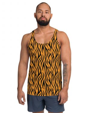 Tiger Rajah Halloween Cosplay Costume Unisex Tank Top
