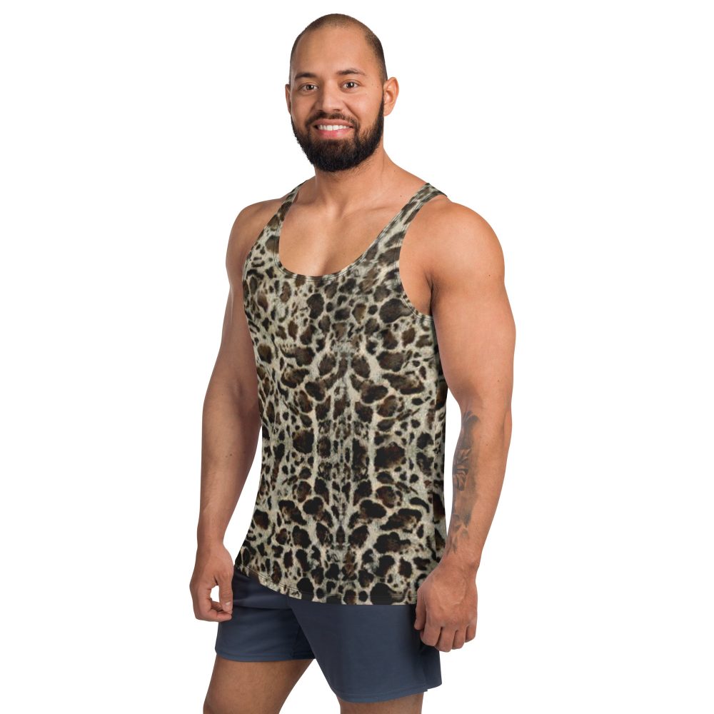 Snake Skin Costume Halloween Cosplay Reptile Print Unisex Tank Top - Image 2