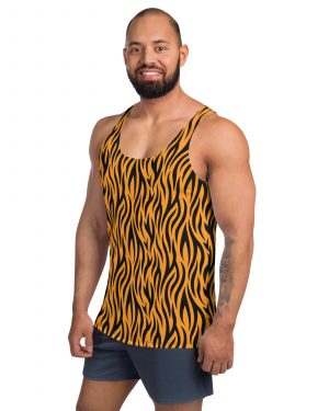 Tiger Rajah Halloween Cosplay Costume Unisex Tank Top