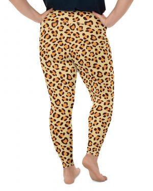 Leopard Jaguar Halloween Cosplay Costume Plus Size Leggings