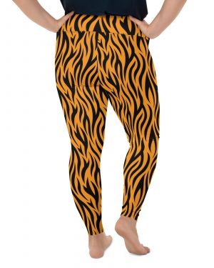 Tiger Rajah Halloween Cosplay Costume Plus Size Leggings