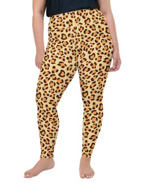 Leopard Jaguar Halloween Cosplay Costume Plus Size Leggings