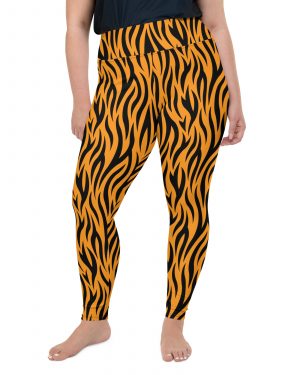 Tiger Rajah Halloween Cosplay Costume Plus Size Leggings