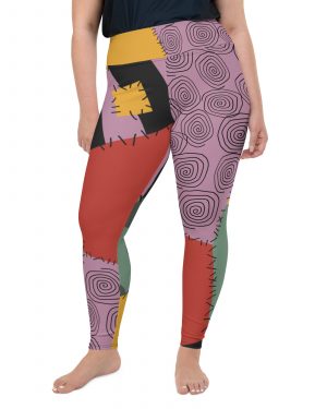 Nightmare Sally Halloween Cosplay Costume Plus Size Leggings