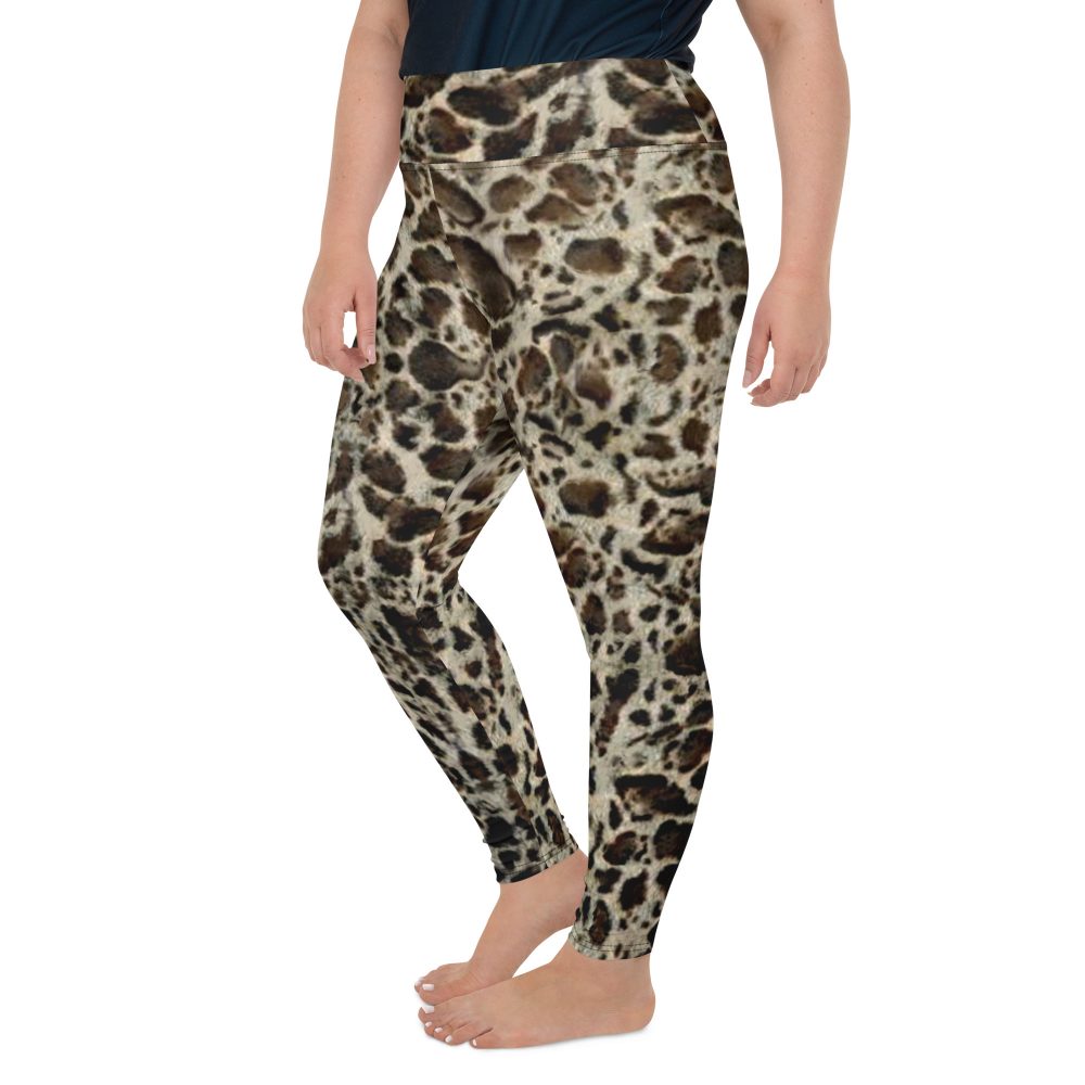Snake Skin Costume Halloween Cosplay Reptile Print Plus Size Leggings - Image 4