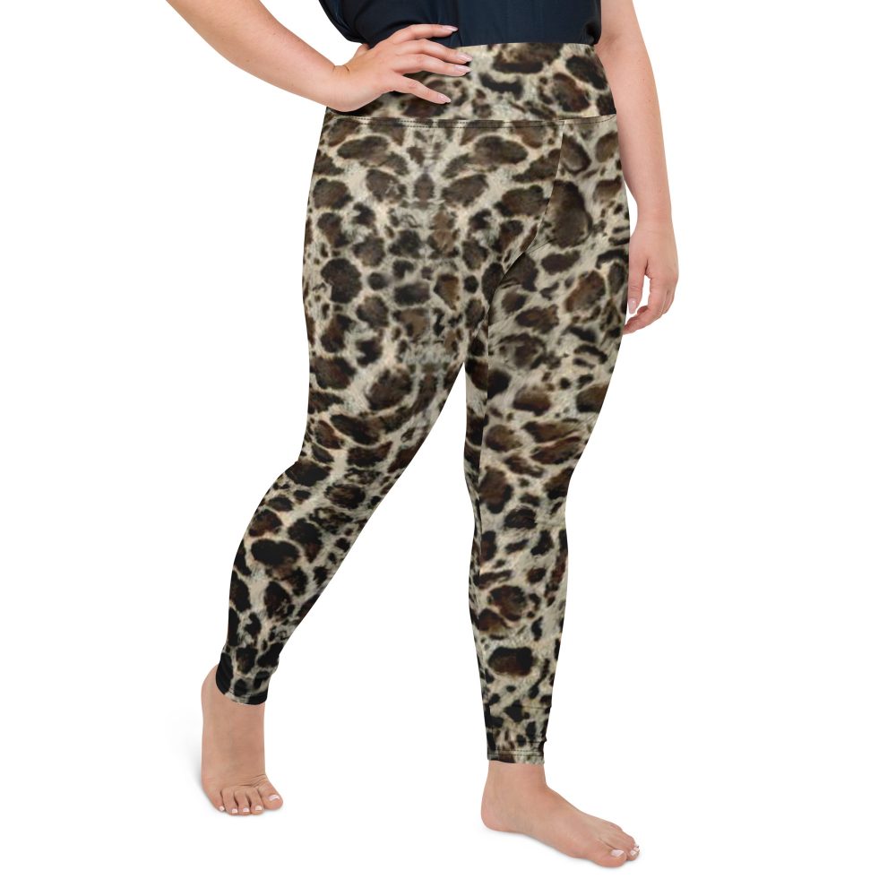 Snake Skin Costume Halloween Cosplay Reptile Print Plus Size Leggings - Image 3
