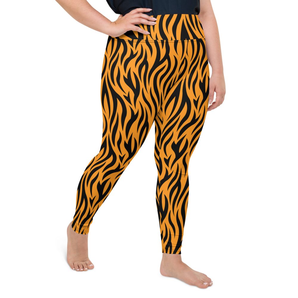 Tiger Rajah Halloween Cosplay Costume Plus Size Leggings - Image 3