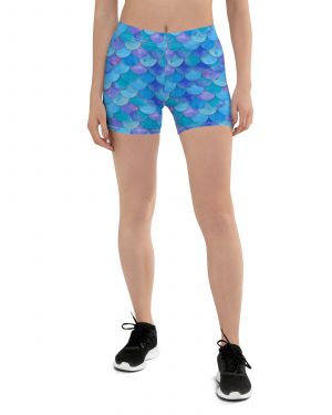 Sea Monster Mermaid Halloween Cosplay Costume Shorts