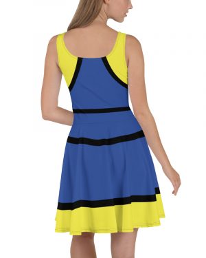 Dory Costume Halloween Cosplay Skater Dress