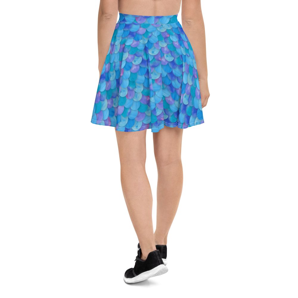 Sea Monster Mermaid Halloween Cosplay Costume Skater Skirt - Image 2
