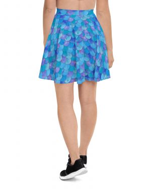 Sea Monster Mermaid Halloween Cosplay Costume Skater Skirt