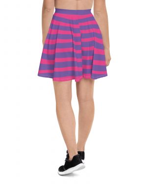 Cheshire Cat Halloween Cosplay Costume Skater Skirt