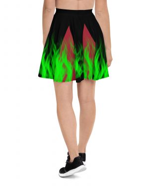 Maleficent Halloween Cosplay Costume Skater Skirt