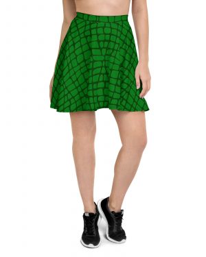 Alligator – Crocodile Halloween Cosplay Costume Skater Skirt