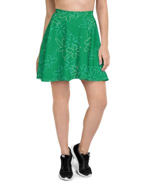 Disgust Halloween Cosplay Costume Skater Skirt