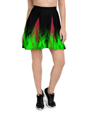 Maleficent Halloween Cosplay Costume Skater Skirt