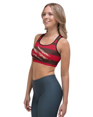 Freddy Nightmare Serial Killer Cosplay Costume Sports bra