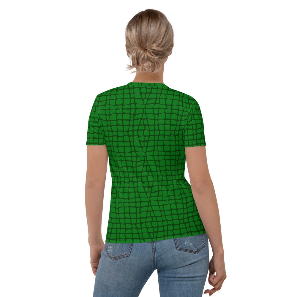 Alligator - Crocodile Halloween Cosplay Costume Women's T-shirt - Image 2