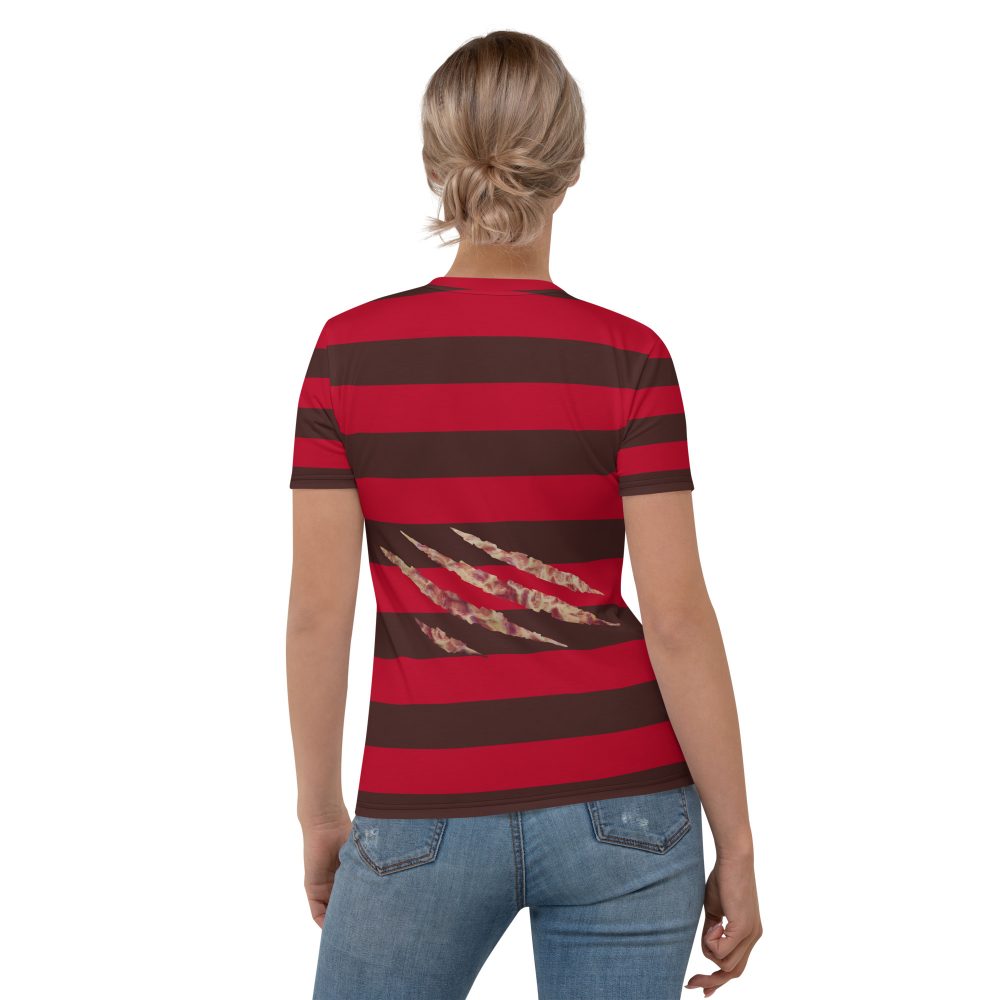Freddy Nightmare Serial Killer Cosplay Costume Women's T-shirt - Image 2