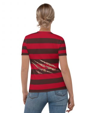 Freddy Nightmare Serial Killer Cosplay Costume Women’s T-shirt