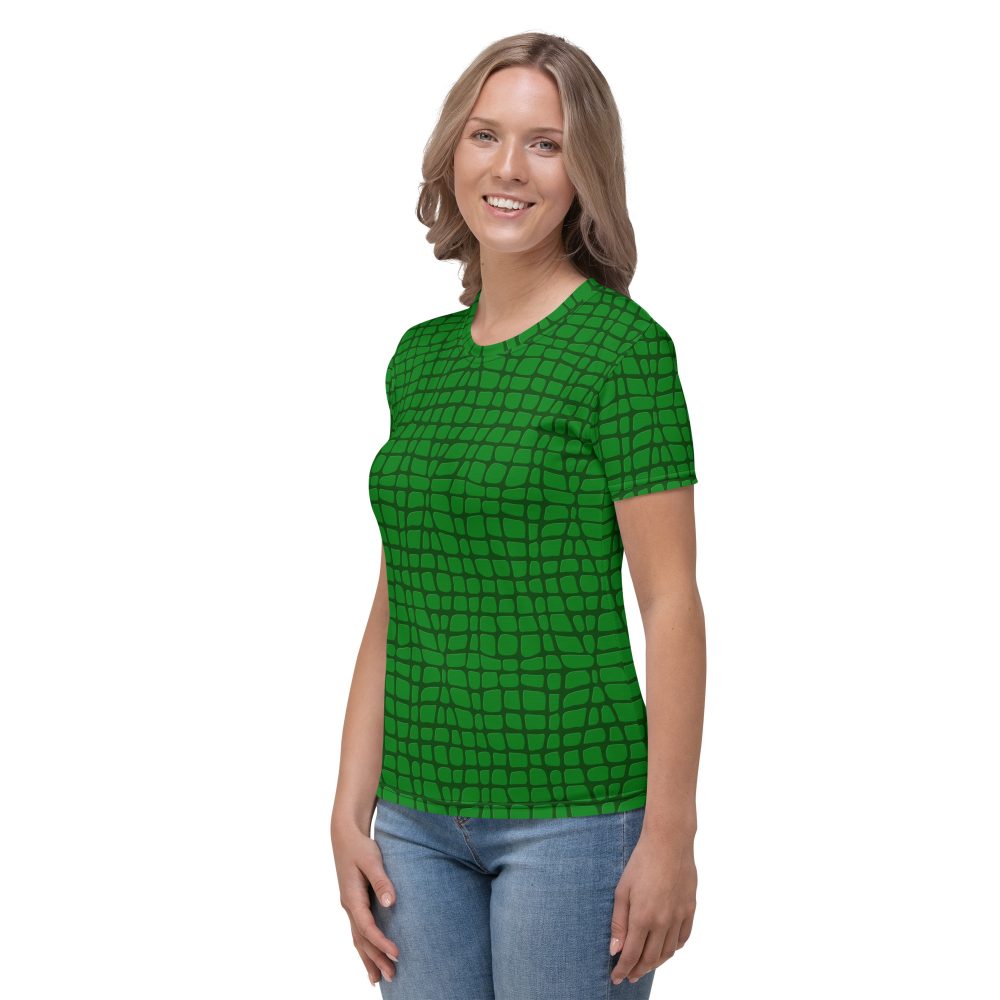 Alligator - Crocodile Halloween Cosplay Costume Women's T-shirt - Image 3
