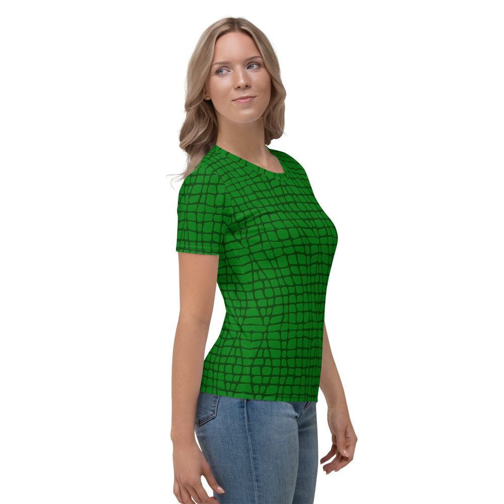 Alligator - Crocodile Halloween Cosplay Costume Women's T-shirt - Image 4